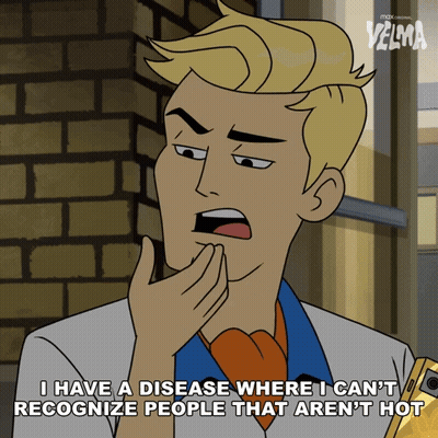 Cartoon Character Can't Recognize People Disease GIF