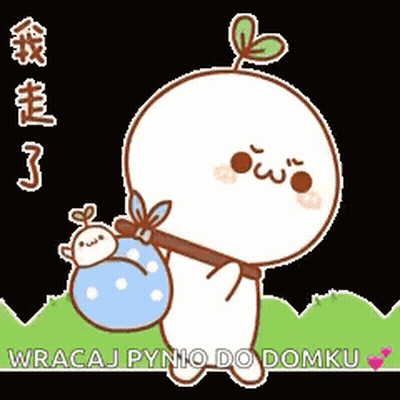 Cartoon Character Carrying Baby In Blue Blanket GIF