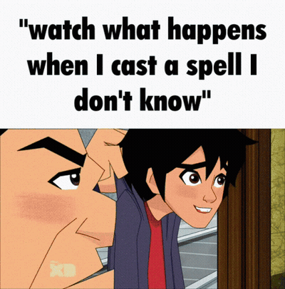 Cartoon Character Casting Spell I Don't Know GIF