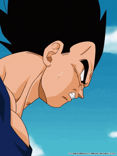 Cartoon Character Close-Up Blue Background GIF