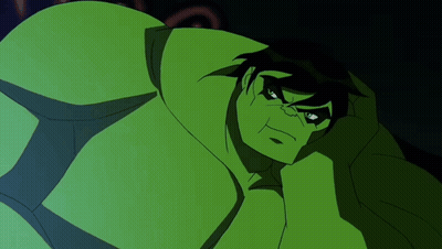 Cartoon Character Close Up Dark Background GIF
