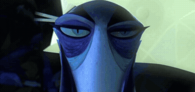 Cartoon Character Close Up Face GIF
