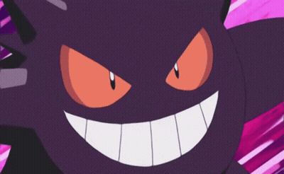 Cartoon Character Close Up Purple Background GIF