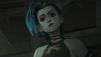 Cartoon Character Close Up With Blue Eye GIF