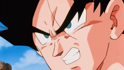 Cartoon Character Close Up With Blue Sky Background GIF