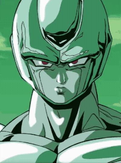 Cartoon Character Close Up With Helmet GIF