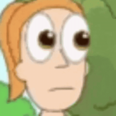 Cartoon Character Close Up With Huge Eyes GIF