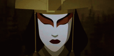 Cartoon Character Close Up With Mask GIF
