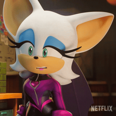 Cartoon Character Close Up With Netflix Logo GIF