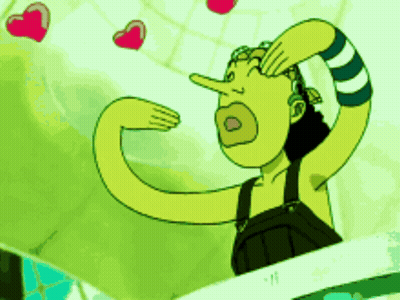 Cartoon Character Covering Eyes GIF
