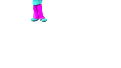 Cartoon Character Covering Face With Heart Eyes Sticker