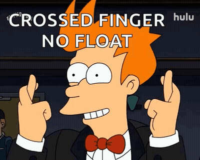 Cartoon Character Crossed Fingers No Float GIF