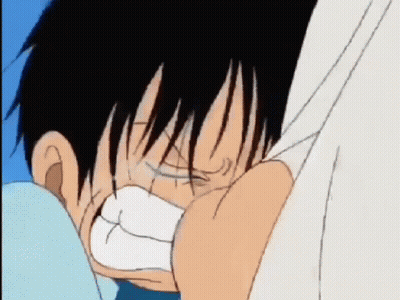 Cartoon Character Crying Holding Paper GIF