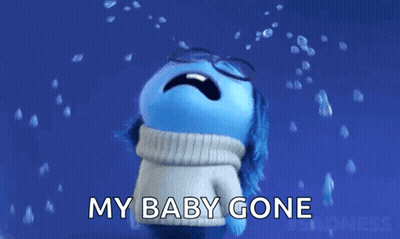 Cartoon Character Crying My Baby Gone GIF
