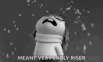 Cartoon Character Crying Saying Very Early Rise GIF