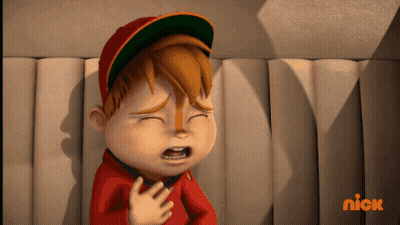 Cartoon Character Crying With Nick Logo GIF