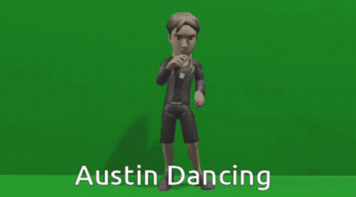 Cartoon Character Dancing Austin GIF