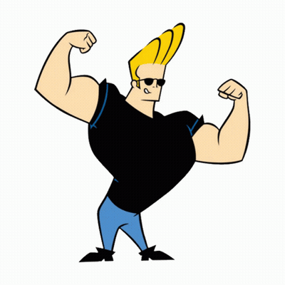 Cartoon Character Dancing In Desert With Sunglasses And Black Shirt GIF