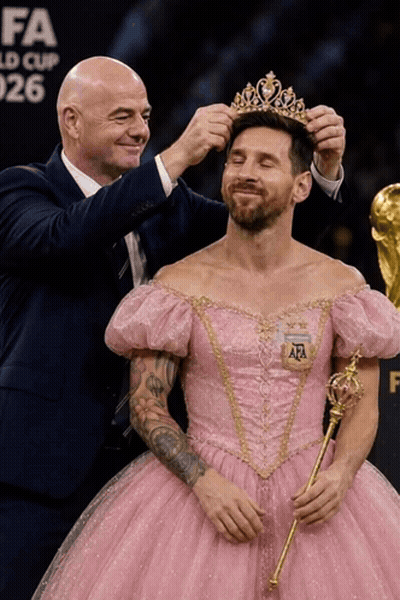 Cartoon Character Dancing On Soccer Field GIF
