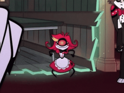 Cartoon Character Dancing With Lightning Bolt GIF