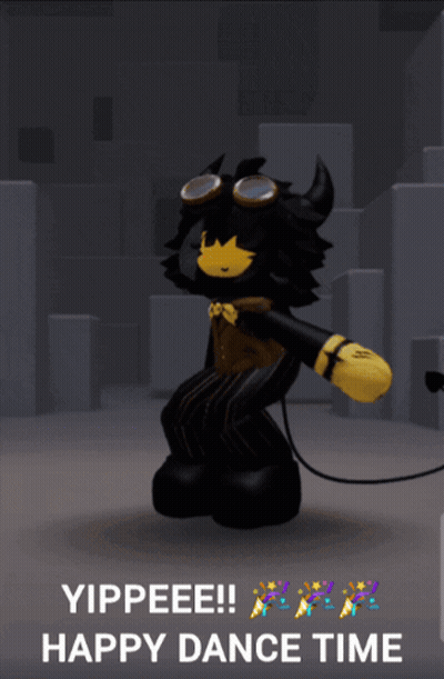 Cartoon Character Dancing Yippee Happy Dance Time GIF