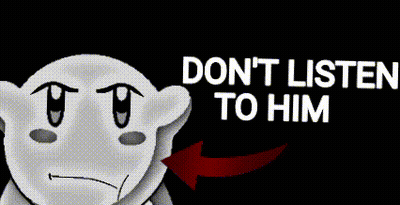 Cartoon Character Don't Listen To Him GIF