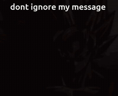 Cartoon Character Dont Ignore My Message GIF