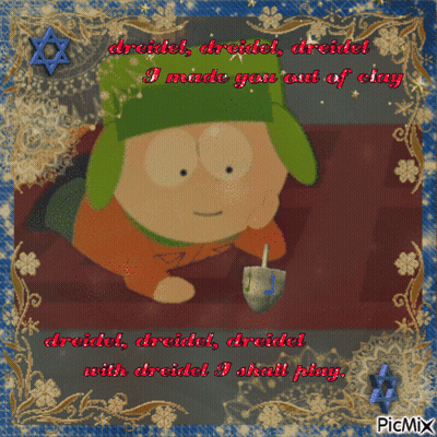 Cartoon Character Dreidel Dreidel Dreidel GIF