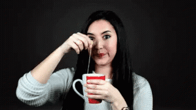 Cartoon Character Drinking Tea Sips Tea GIF