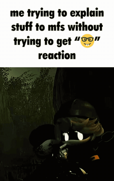 Cartoon Character Explaining Stuff To MFs Without Reaction GIF