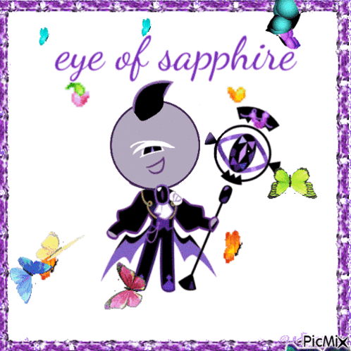 Cartoon Character Eye Of Sapphire GIF