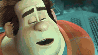 Cartoon Character Eyes Closed Mouth Open GIF