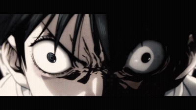 Cartoon Character Face Close Up Black Background GIF