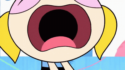 Cartoon Character Face Mouth Open GIF