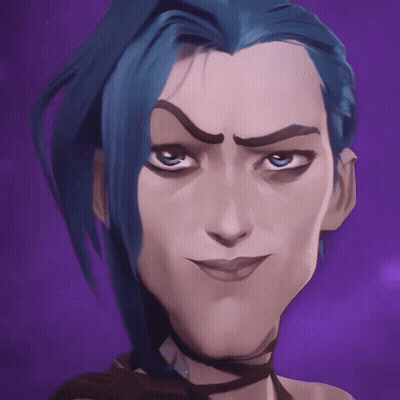 Cartoon Character Face On Purple Background GIF