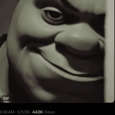 Cartoon Character Face With 9:08 AM GIF