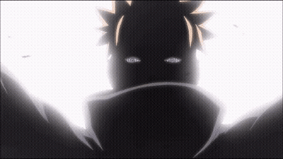 Cartoon Character Face With Glowing Eyes GIF