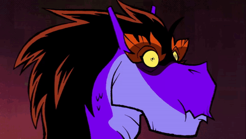Cartoon Character Face With Open Mouth GIF