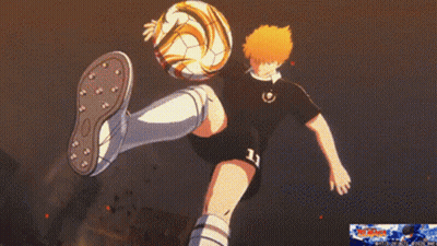 Cartoon Character Face With Soccer GIF