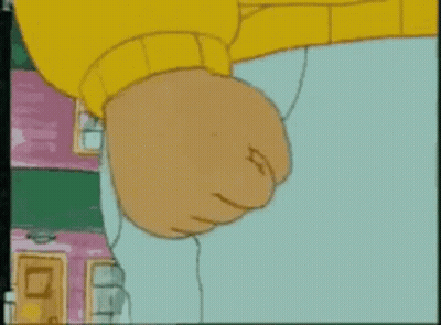 Cartoon Character Fist Close Up GIF