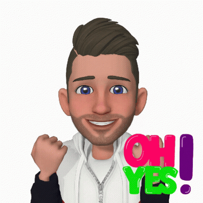 Cartoon Character Fist In Air Saying Oh Yes GIF