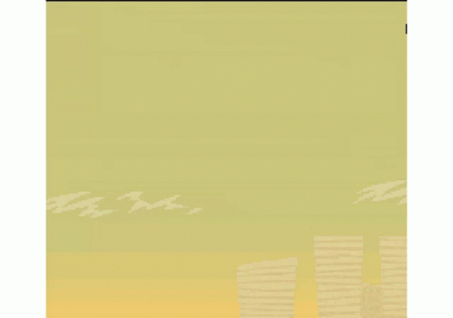 Cartoon Character Flying In Pixel Art GIF
