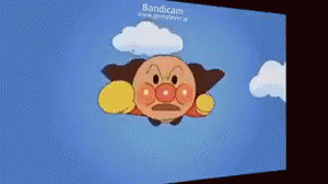 Cartoon Character Flying With Cloud GIF