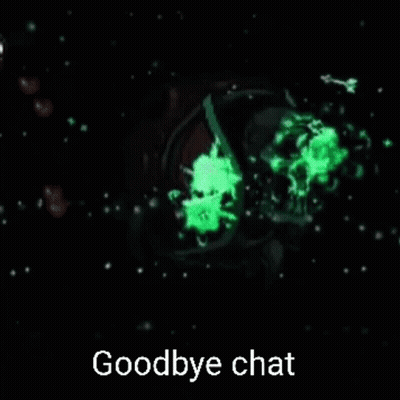 Cartoon Character Flying With Green Light GIF