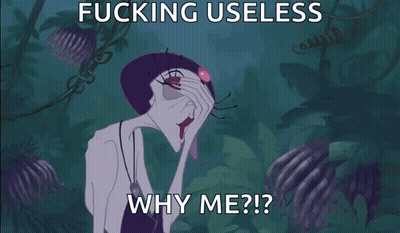 Cartoon Character Fucking Useless Why Me GIF