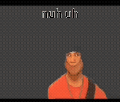 Cartoon Character Giving Middle Finger Saying Nuh Uh GIF