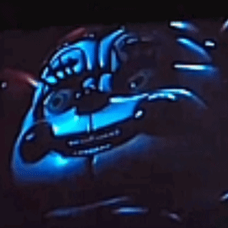 Cartoon Character Glowing Eyes GIF