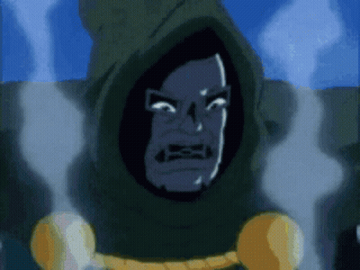 Cartoon Character Green Hood Gold Necklace GIF