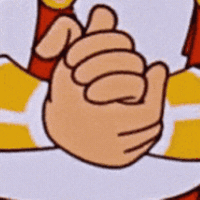 Cartoon Character Hands Close Up GIF