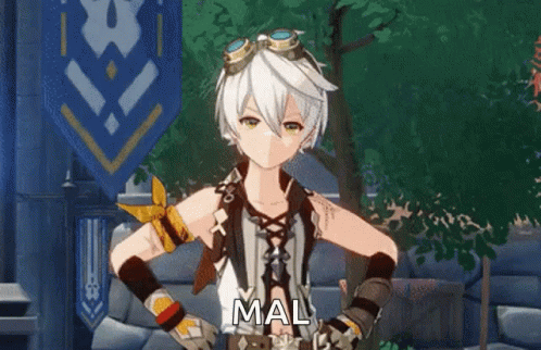 Cartoon Character Hands On Hips Saying Mal GIF